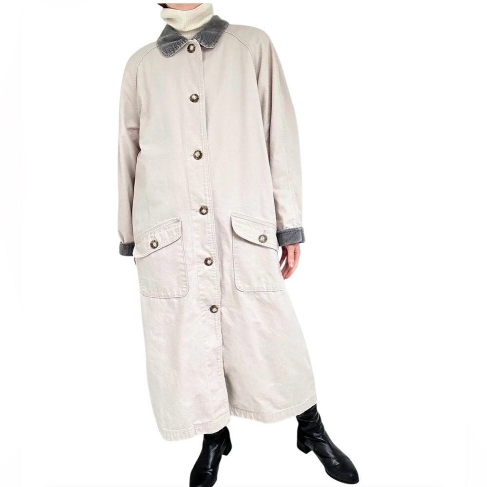 Vintage LL Bean Longline Lined Chore Coat